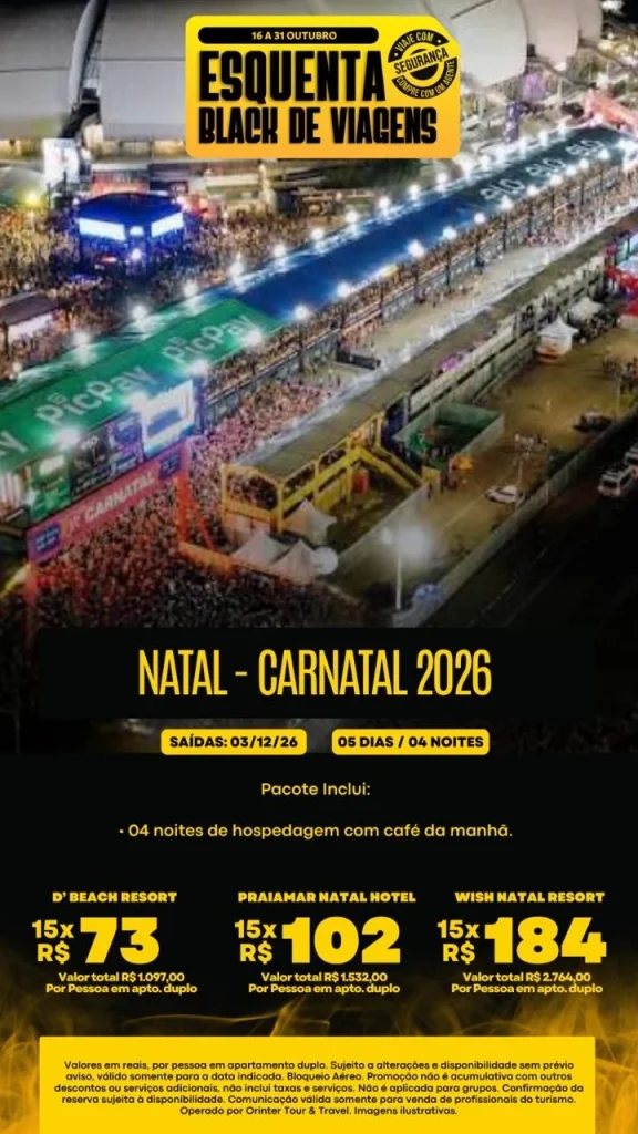 Natal (RN) com Carnatal 2026